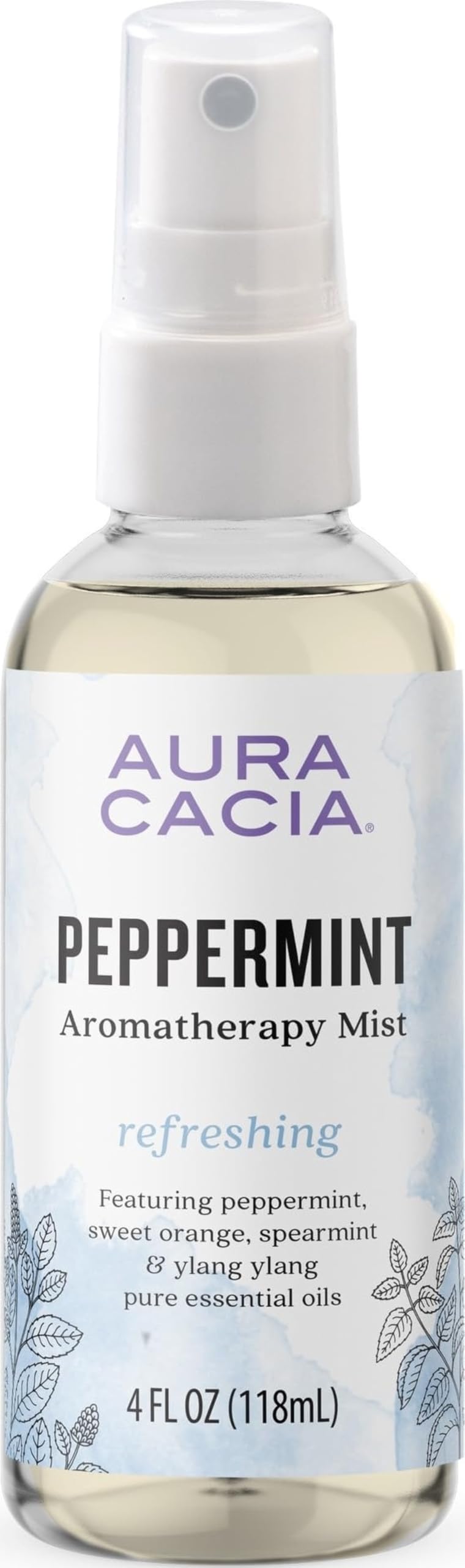 Amazon.com: Aura Cacia Room and Body Mist, Refreshing Peppermint